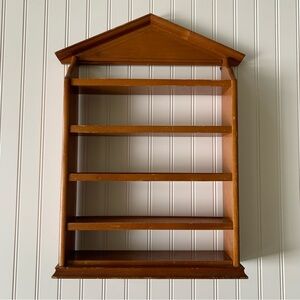 Vintage Lenox Wooden Spice Village Rack